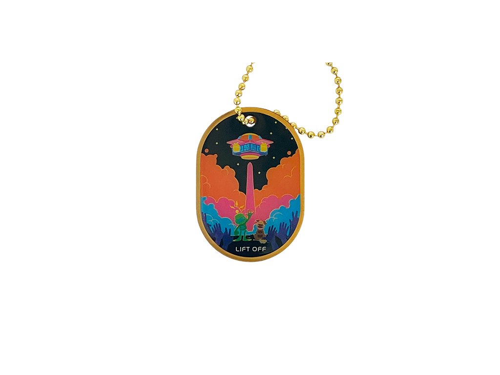 Cosmic Quest Liftoff Travel Taglift off tag product