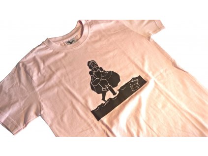 Kids pink Tshirt Princess & Geocaching