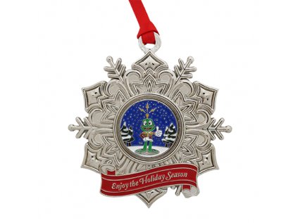 2023 Snowflake Ornament Geocoin - Signal the Frog®️