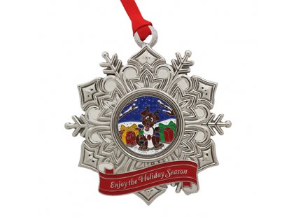 2023 Snowflake Ornament Geocoin - Tracker
