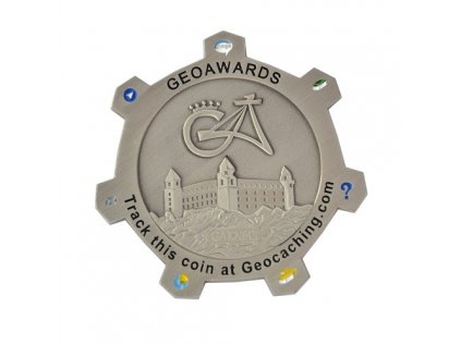 Geocoin Slovak Geoawards 2014Silver.