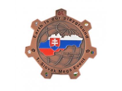Geocoin Slovak Geoawards 2014
Copper.