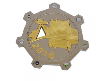 GeoAwards 2016De Luxe geocoin.